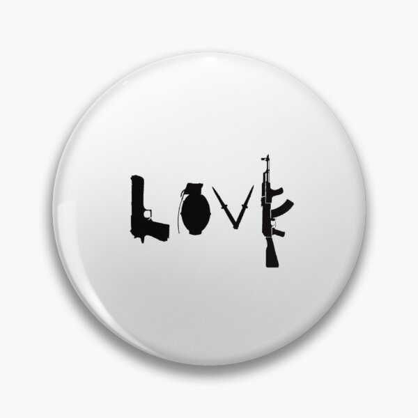 Item preview, Banksy Love Guns designed and sold by GiftShopHome.