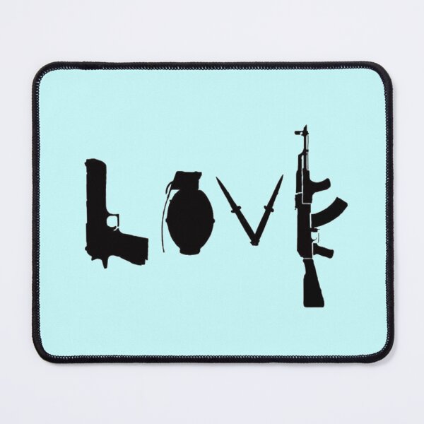 Item preview, Banksy Love Guns designed and sold by GiftShopHome.