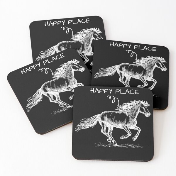 Item preview, My Happy Place Horse Lover Horseback Riding Equestrian designed and sold by ForUrTasteOnly.