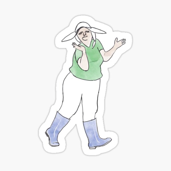 Dancing Granny #8 Sticker