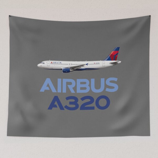 Item preview, Airbus A320 airplaneArt designed and sold by PAMELARUBIO.