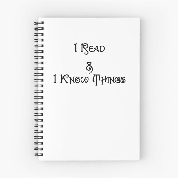 Item preview, I Read & I Know Things designed and sold by Gretchen Tiger.