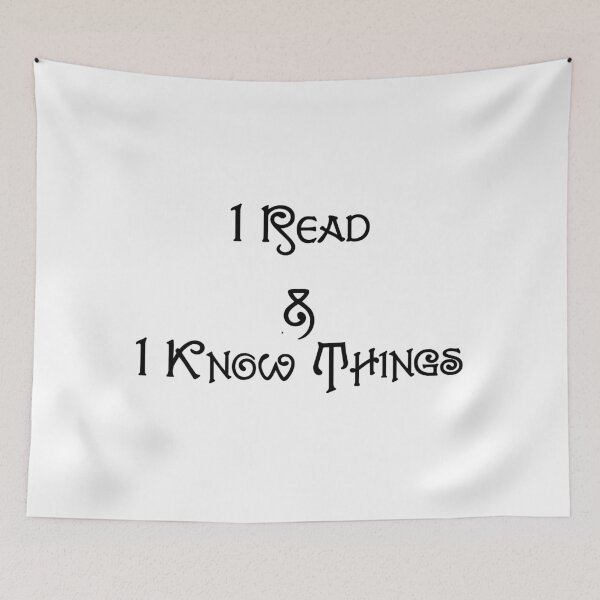 Item preview, I Read & I Know Things designed and sold by Gretchen Tiger.