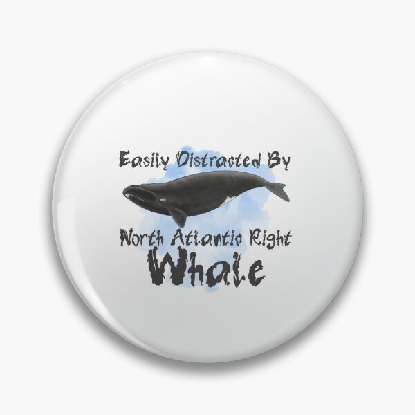 Item preview, Easily Distracted by North Atlantic right whale designed and sold by ErmessThiings.