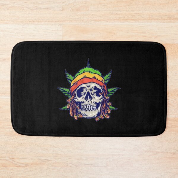 Aperçu de l'œuvre Reggae Skull_Black créée et vendue par OrganicCharm.
