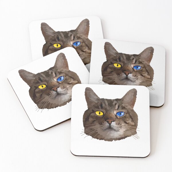 Item preview, Patriotic Ukrainian Cat Stepan Eyes Flag Ukraine Pride designed and sold by Aide.