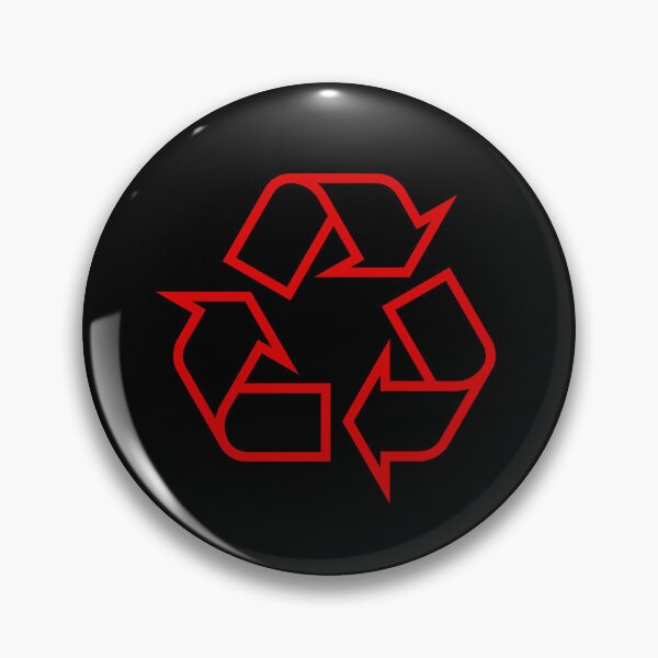 Item preview, Red Recycle symbol designed and sold by effervescence.