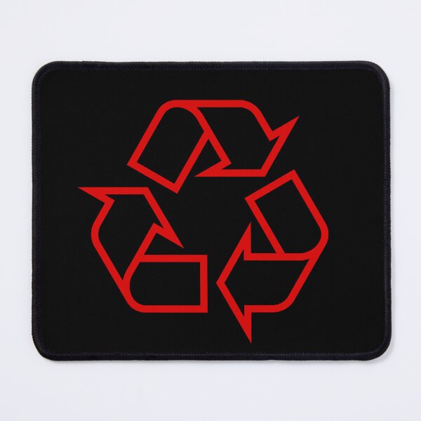 Item preview, Red Recycle symbol designed and sold by effervescence.