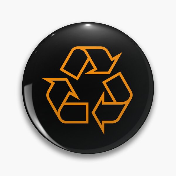 Item preview, Orange Recycle symbol designed and sold by effervescence.