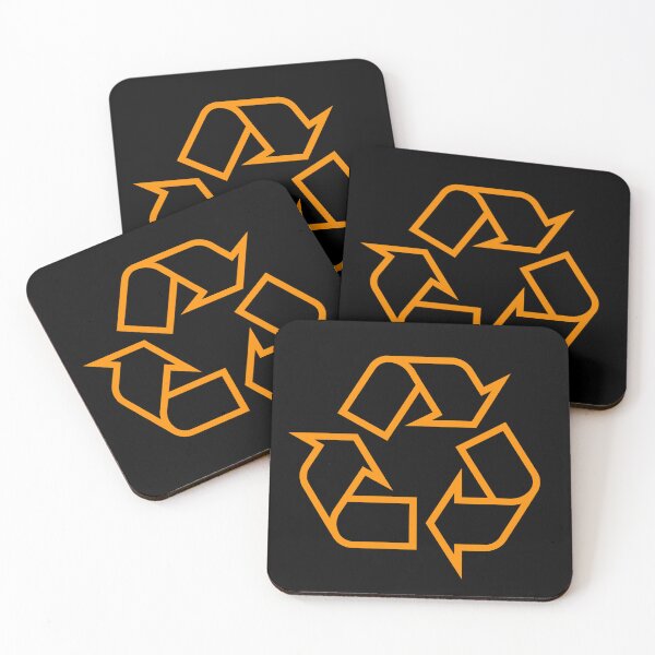 Item preview, Orange Recycle symbol designed and sold by effervescence.