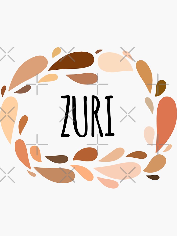 "Zuri Names for Wife Daughter and Girl" Sticker for Sale by kindxinn