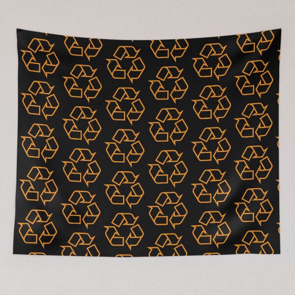 Item preview, Orange Recycle symbol designed and sold by effervescence.