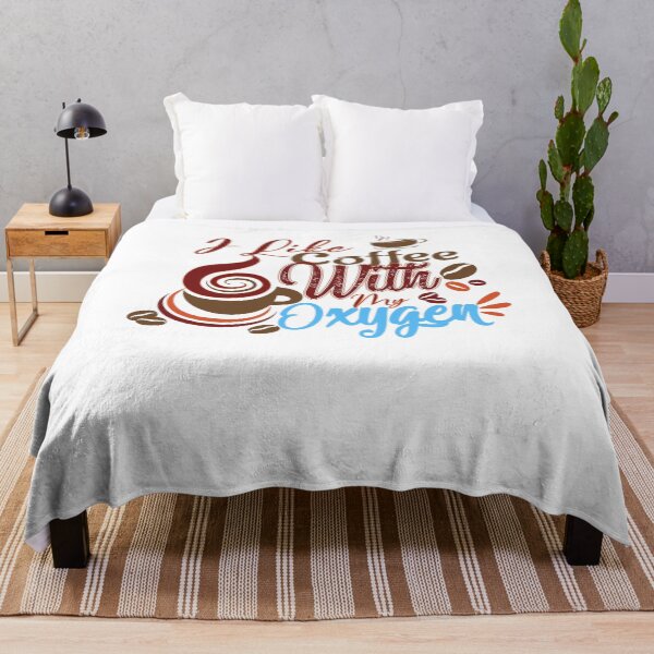 Item preview, I Like Coffee With My Oxygen - Coffee Funny Saying designed and sold by Cupsofdreams.