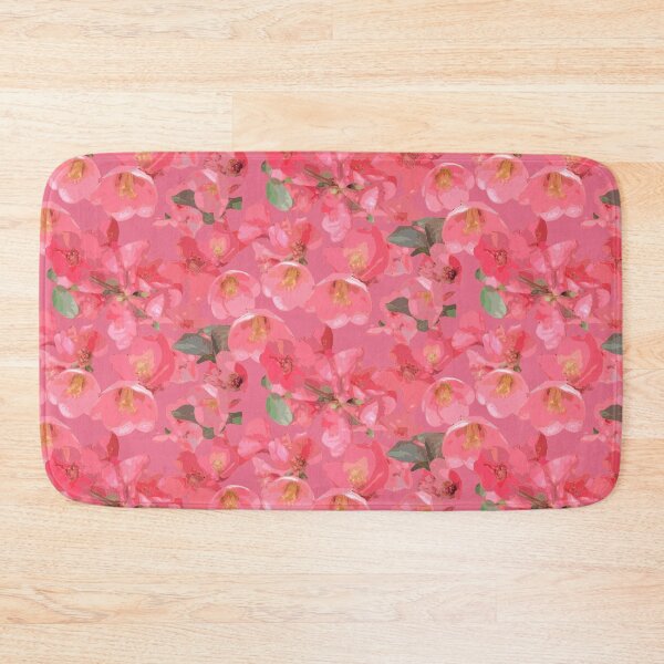 Item preview, Crabapple Blossoms v2 on Soft Rose Half-Drop Repeat 5748 designed and sold by Art in My Loft.