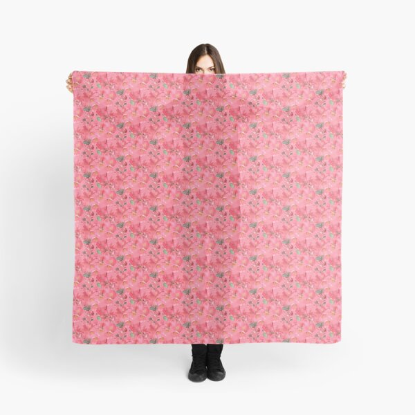 Item preview, Crabapple Blossoms v2 on Soft Pink Half-Drop Repeat 5748 designed and sold by Art in My Loft.