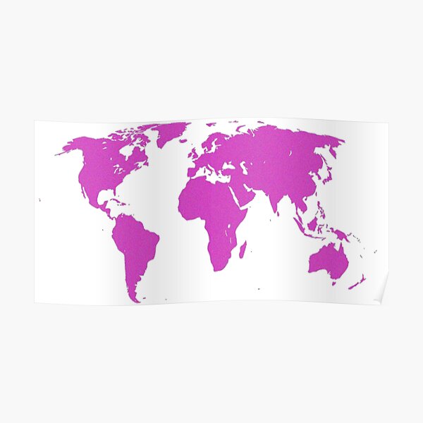 "World Map" Poster for Sale by Denaliegh2022 Redbubble