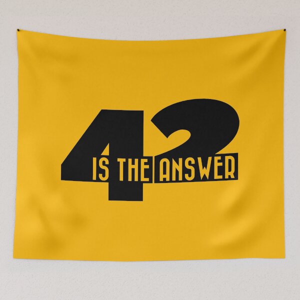 Item preview, 42 is the answer designed and sold by dynamitfrosch.