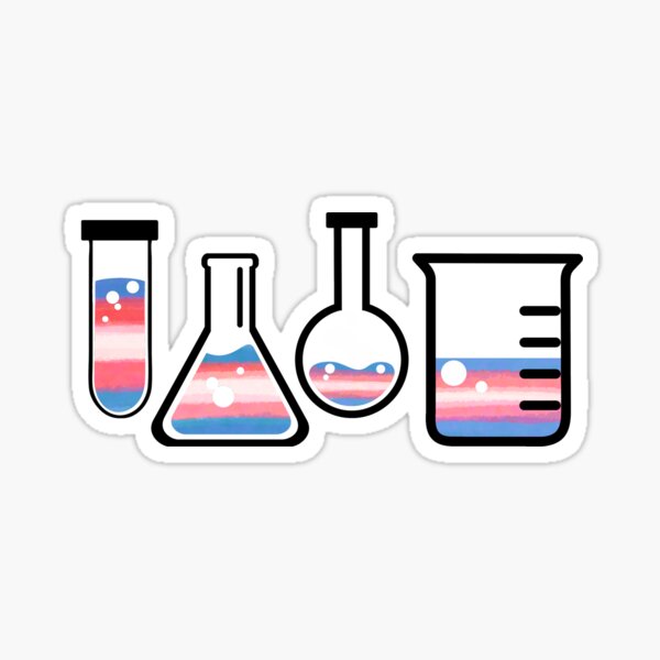 Item preview, Trans Flag Lab Glassware designed and sold by studiousmage.
