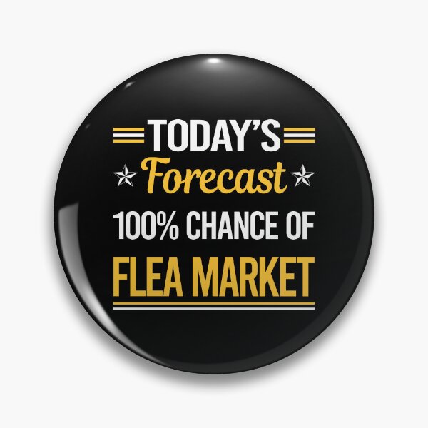 Item preview, Funny Today's Forecast Flea Market designed and sold by TroyaBrewer.
