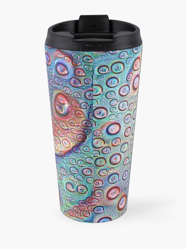 Alternate view of #DeepDream Water droplets on glass Travel Mug