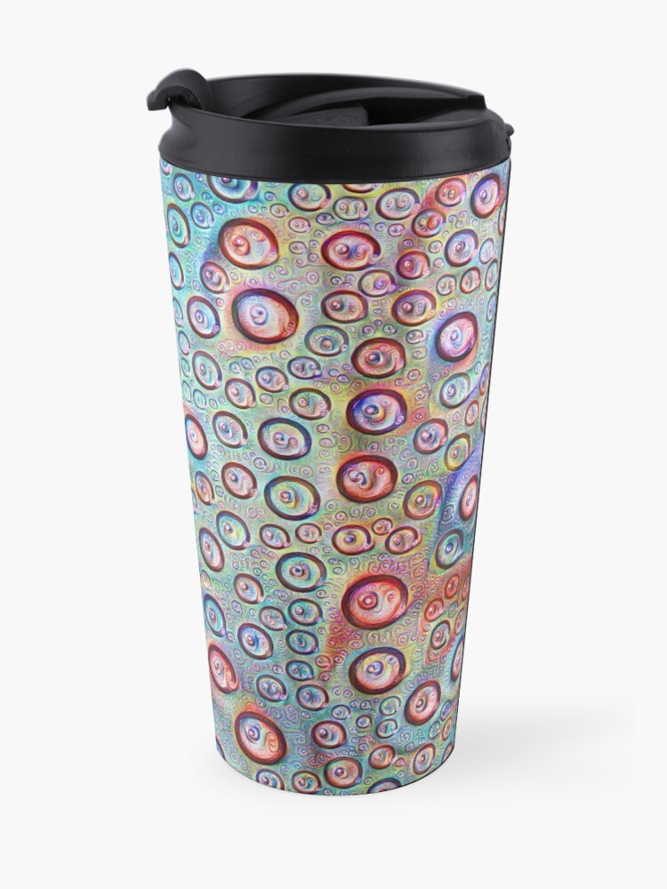 Alternate view of #DeepDream Water droplets on glass Travel Mug