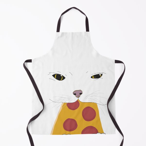 Item preview, Cat Eating A Pizza designed and sold by RedFlowerful.