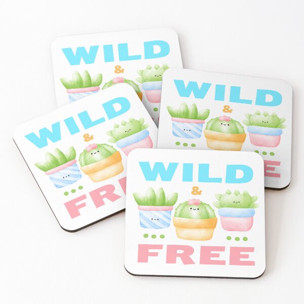 Artikelvorschau, Wild & Free Watercolor Cacti and Succulents Potted Plants | Perfect for Cactus Lover & Succulent Lover entworfen und verkauft von AurayaStudio.