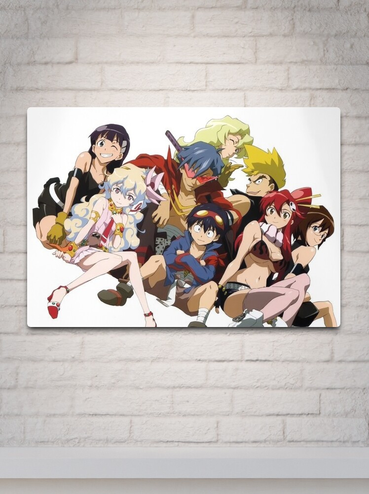 Tengen Toppa Gurren Lagann' Poster, picture, metal print, paint by