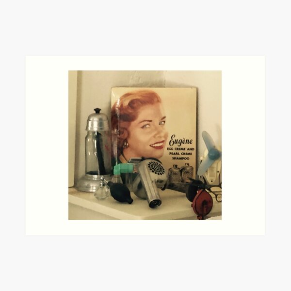 Vintage Hair Salon Art Print