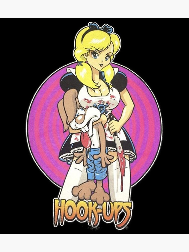 Vintage Anime Girl Hook Ups Skate Brand Cartoon Hookups Hook-Ups Sexy  Animated Alice In Wonder Poster for Sale by yoshikonbh