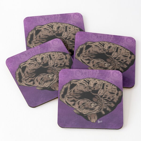 Item preview, Cat (snoozing) designed and sold by artfulscientist.