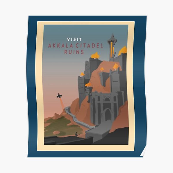 Visit Akkala Citadel Ruins - Minimalist Travel Style Poster