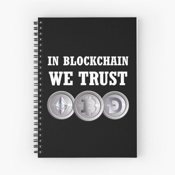 Item preview, In Blockchain We Trust, Funny Logo Bitcoin, Bitcoin Blockchain Quote designed and sold by tsse.