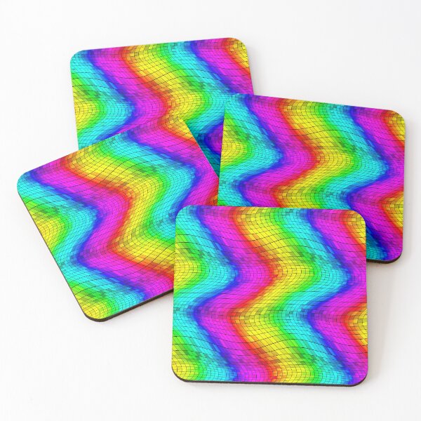 Item preview, Rainbow Colors Geometric Wave Pattern Gay Pride Month LGBT designed and sold by FortuneTee.