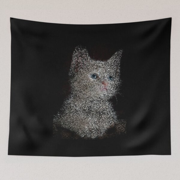 Item preview, Cute cat distortion art designed and sold by DopeDesign111.