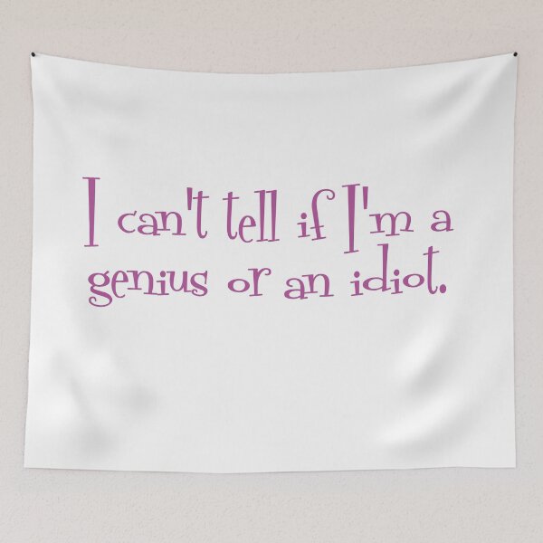 Item preview, Genius or Idiot - Mrs. Maisel Quote designed and sold by Designer-Drang.