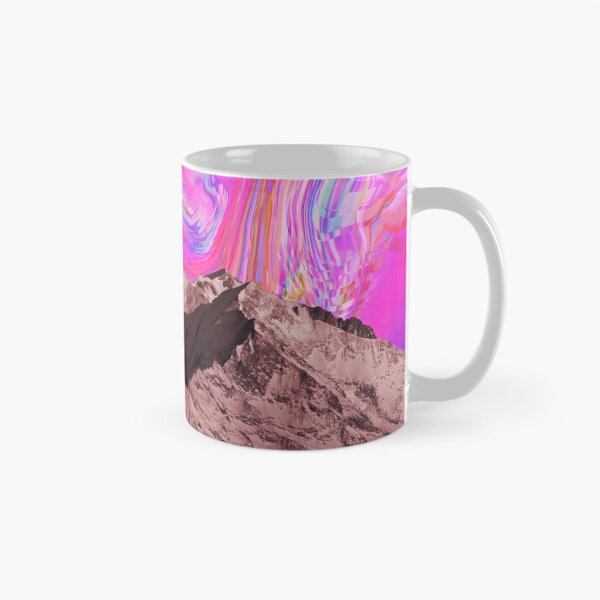 Item preview, Aesthetic Pink Snowy Mountains  designed and sold by Quoppidou.