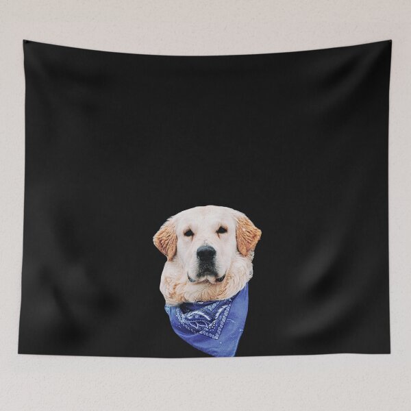 Item preview, A Dog with A Bandanna, Gift for The Dog Lover designed and sold by DiensDesign.