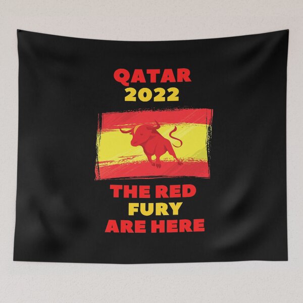 Item preview, Qatar 2022 The Red Fury Are Here designed and sold by WowAllinOne.