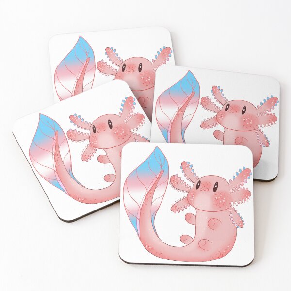 Aperçu de l'œuvre Transgender axolotl créée et vendue par Artfromtheabyss.