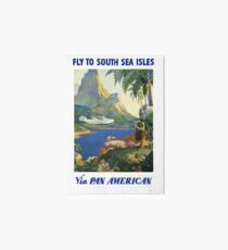 Fly To South Seas Isles Via Pan American Art Board
