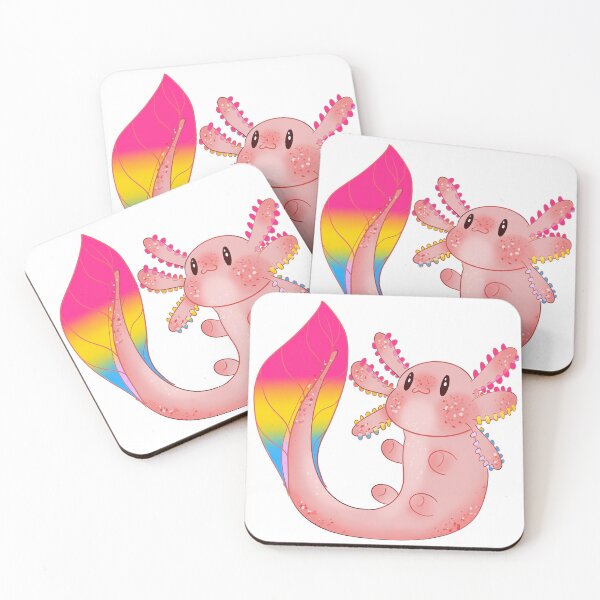 Item preview, Pansexual axolotl designed and sold by Artfromtheabyss.