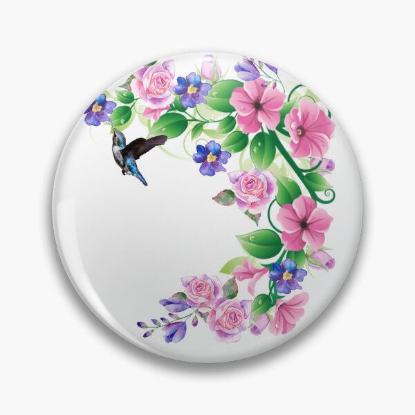 Artikelvorschau, Flowering Vines and Humming Bird entworfen und verkauft von tomorrowsart.