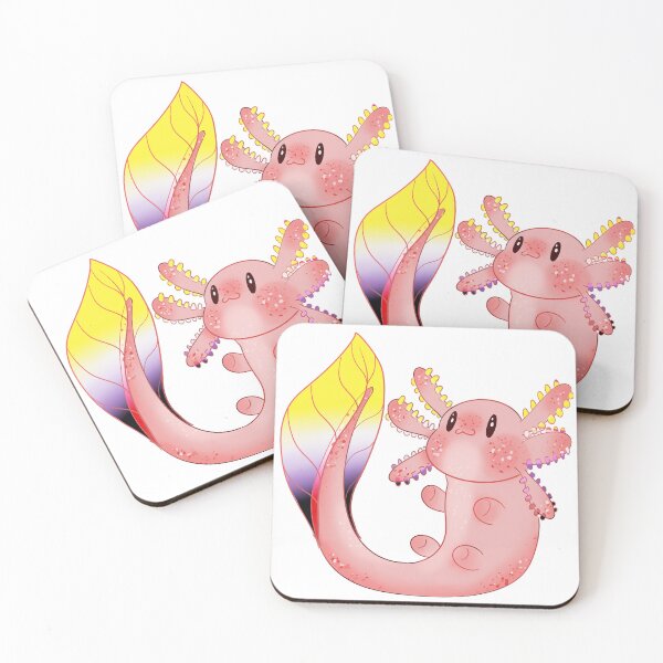 Item preview, Nonbinary axolotl designed and sold by Artfromtheabyss.