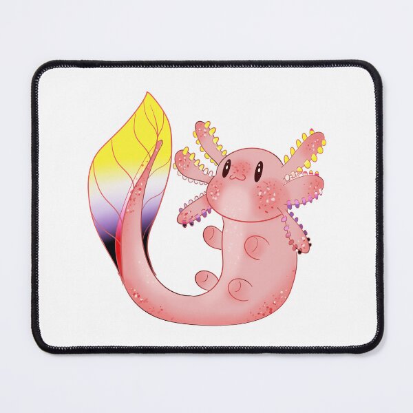 Item preview, Nonbinary axolotl designed and sold by Artfromtheabyss.