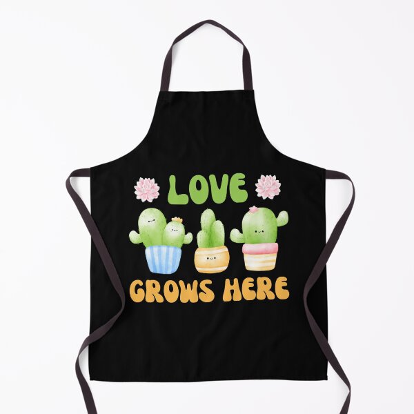 Artikelvorschau, Love Grows Here Watercolor Cacti and Succulents Potted Plants | Perfect for Cactus Lover & Succulent Lover entworfen und verkauft von AurayaStudio.