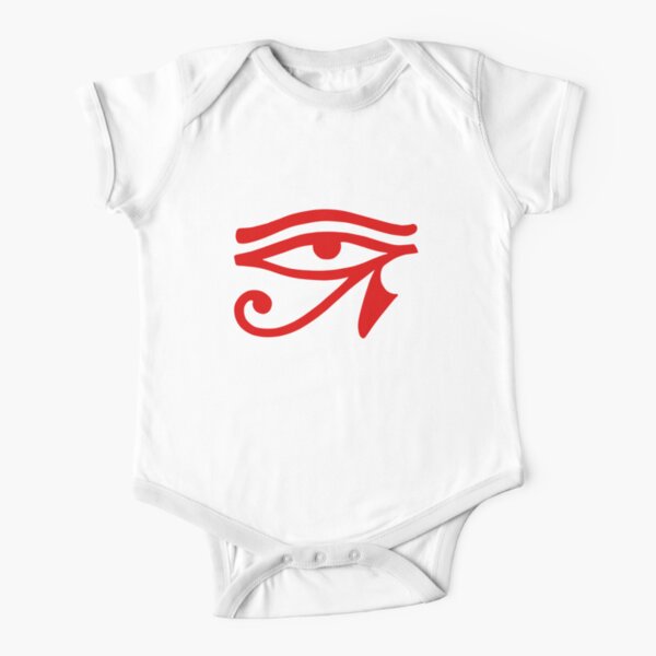 Eye Of Horus Short Sleeve Baby One-Piece for Sale | Redbubble