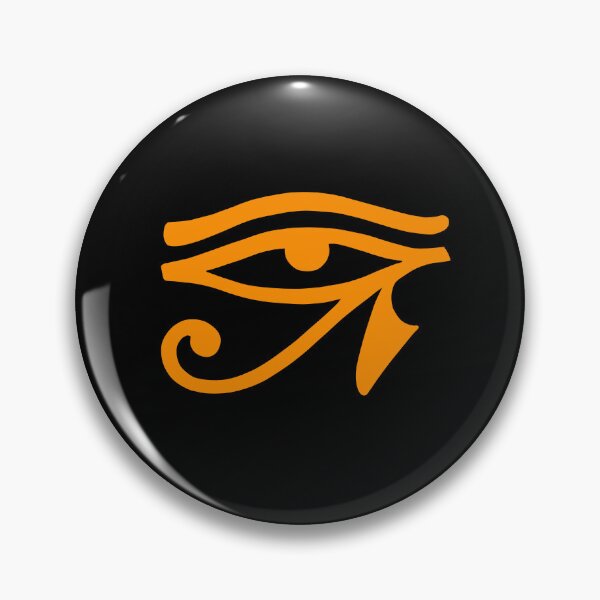 Item preview, Orange Eye of Horus symbol designed and sold by effervescence.