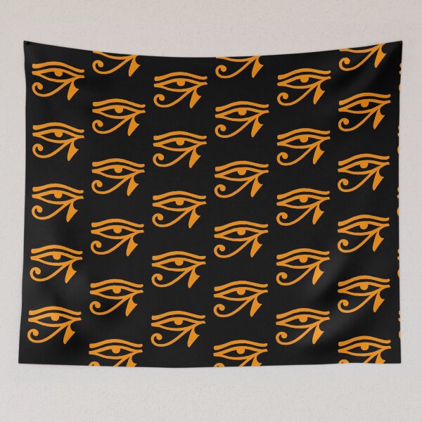Artikelvorschau, Orange Eye of Horus symbol entworfen und verkauft von effervescence.