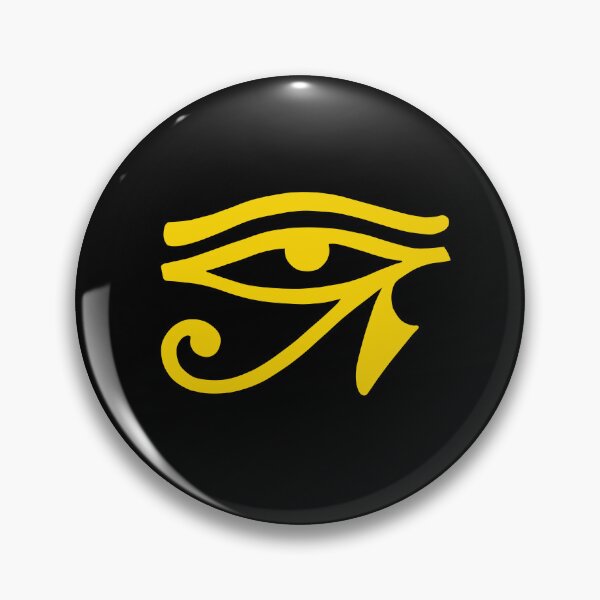 Item preview, Yellow Eye of Horus symbol designed and sold by effervescence.